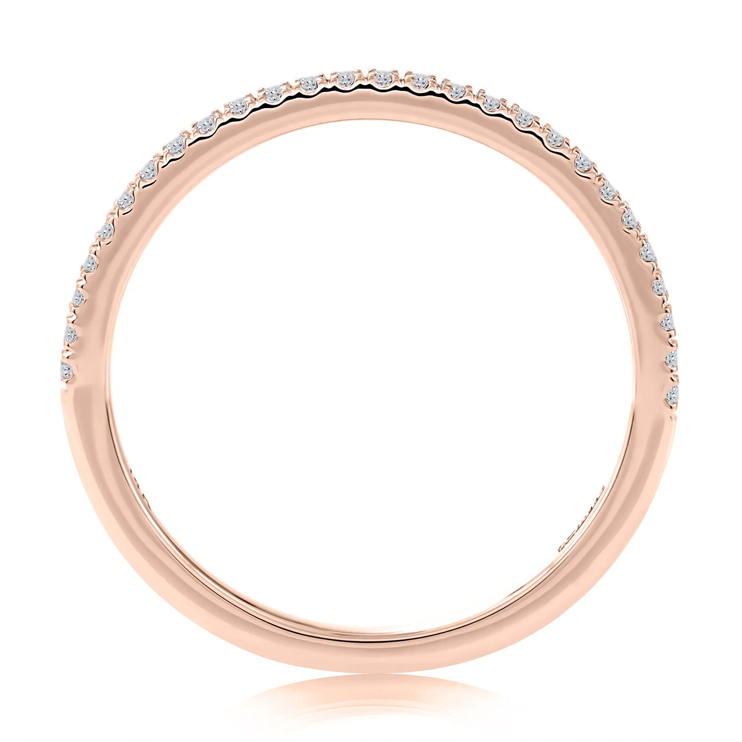 A.JAFFE 14K Diamond Wedding Band WR0906 - Image 2