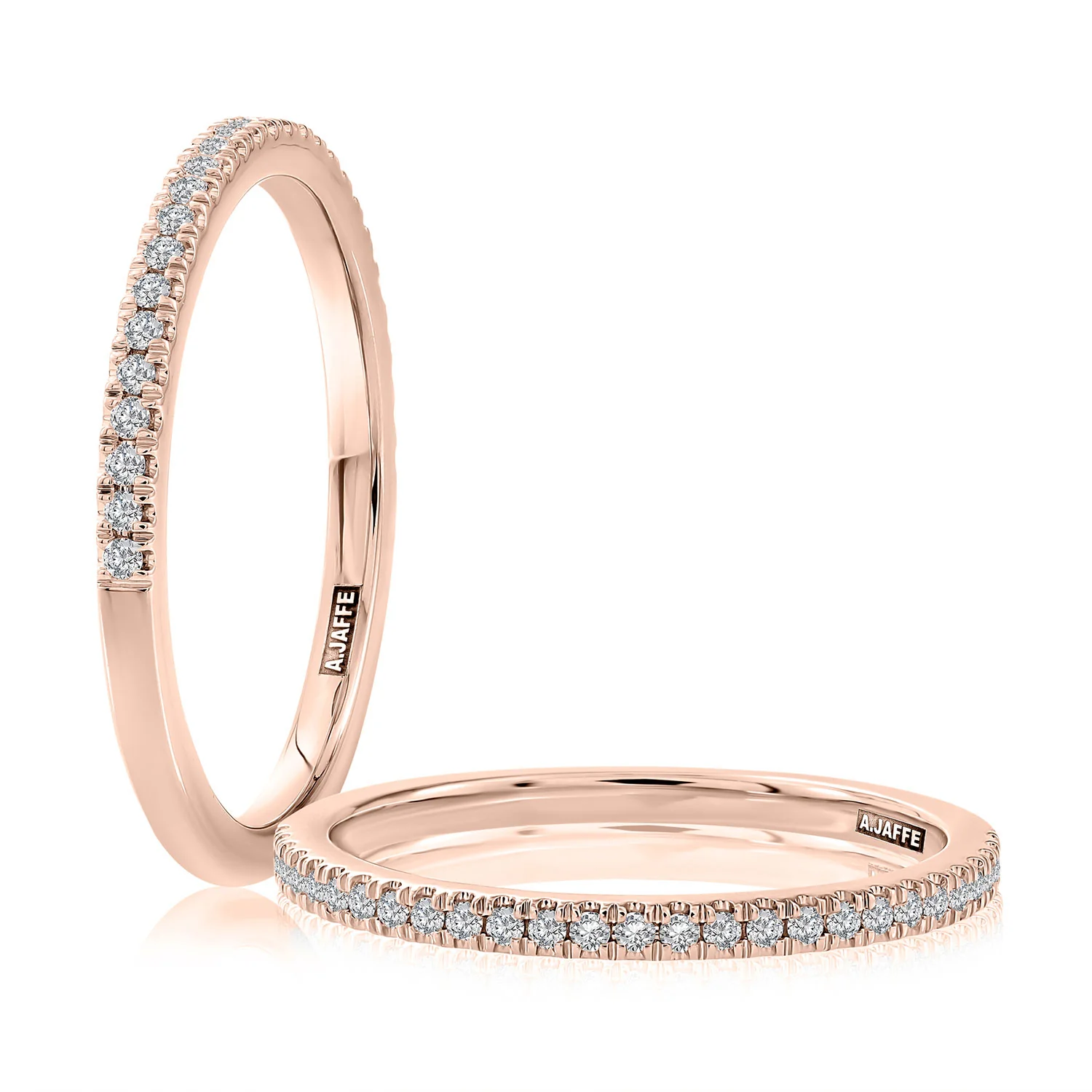 A.JAFFE 14K Diamond Wedding Band WR0906 - Image 3
