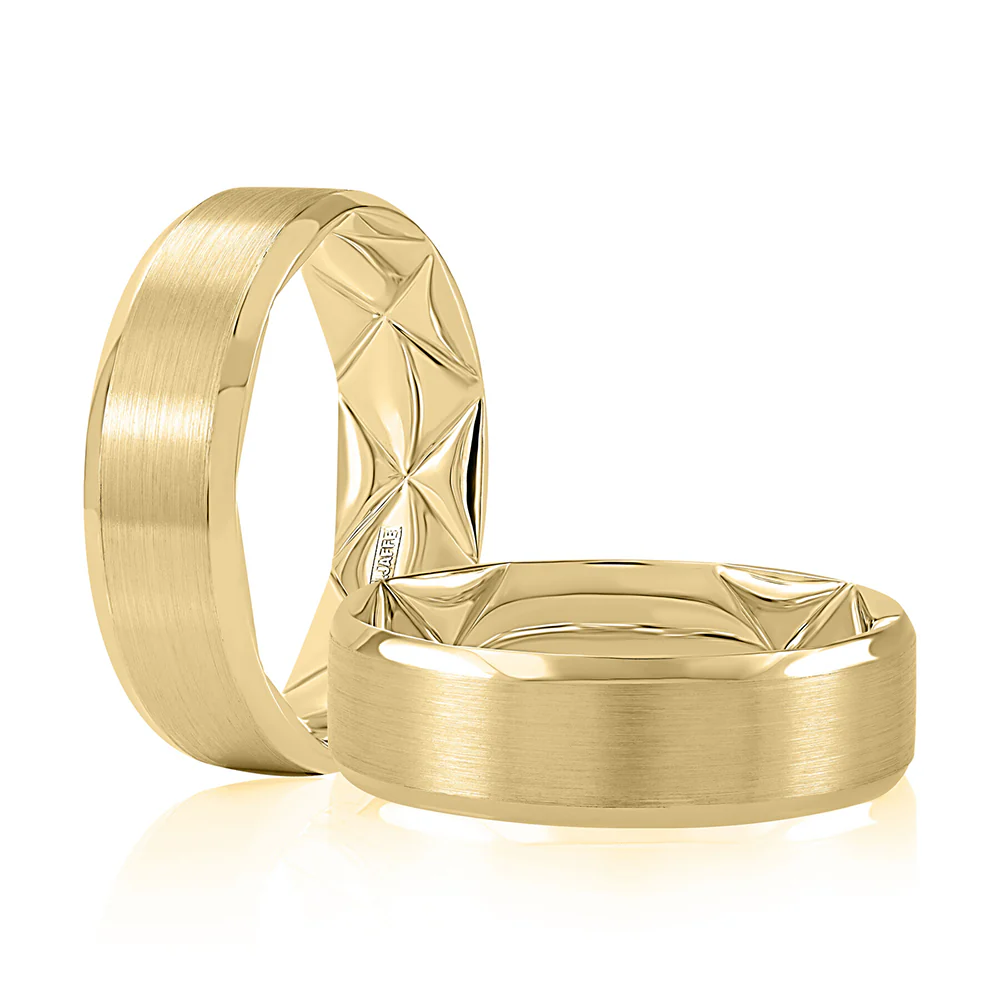 A.JAFFE 14K Quilted Wedding Band - Image 2