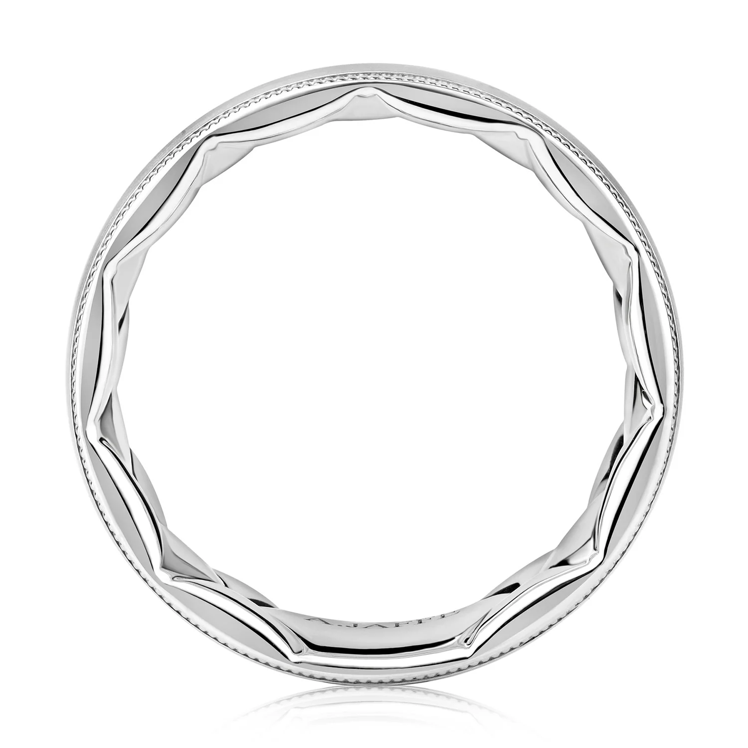 A.JAFFE 14K Quilted Wedding Band - Image 2