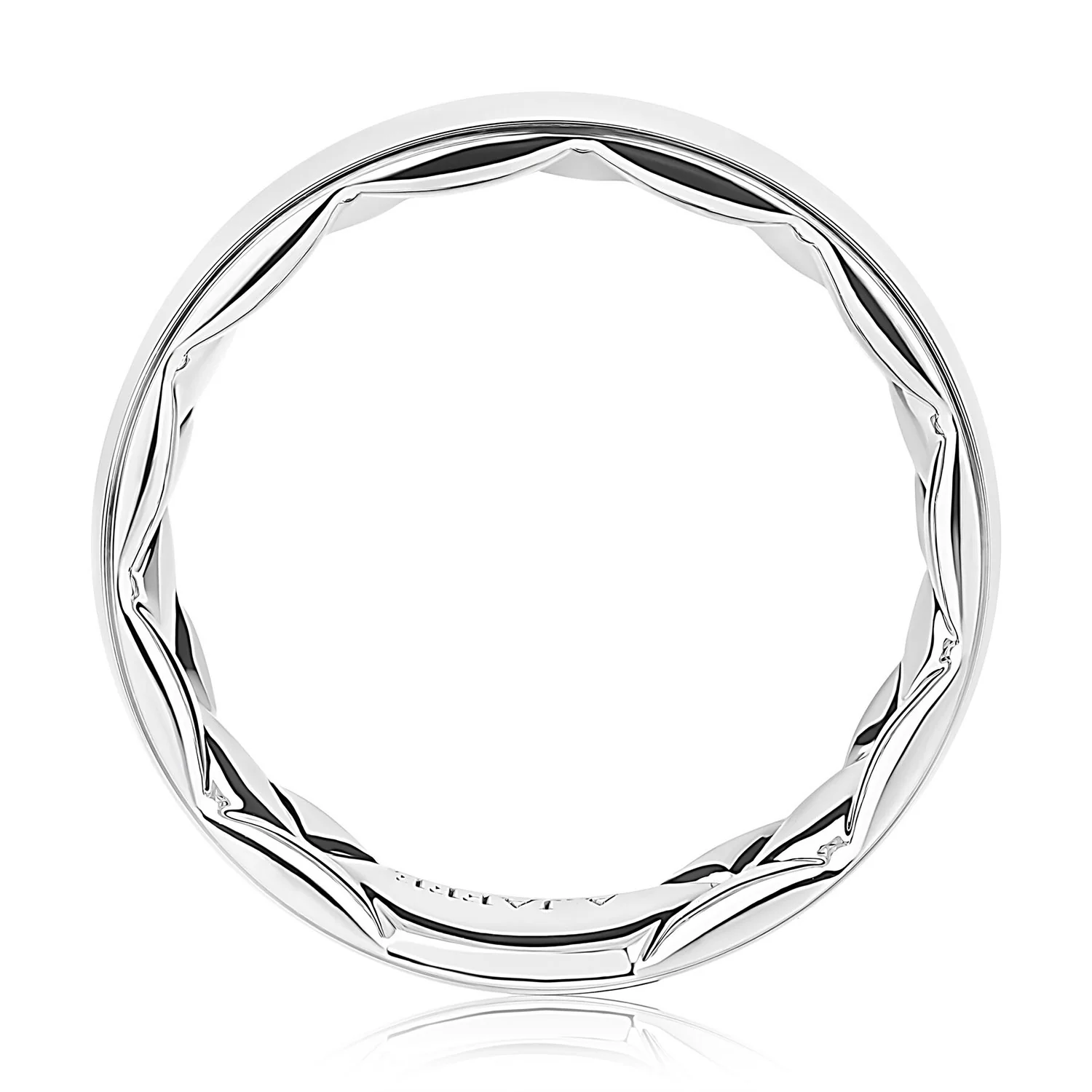 A.JAFFE 14K Quilted Wedding Band - Image 2
