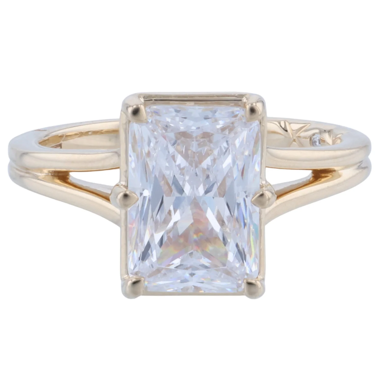A.JAFFE 14K Solitaire Engagement Ring
