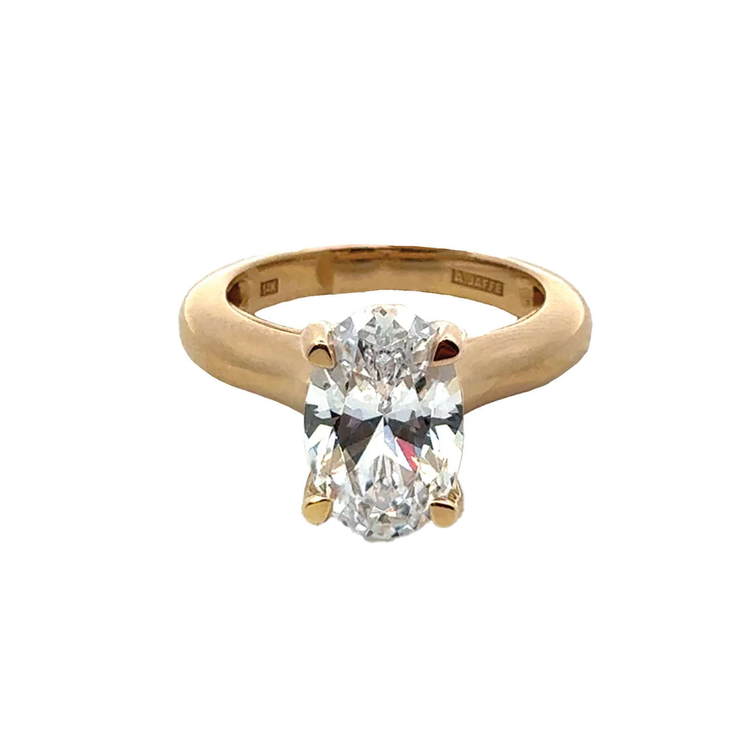 A.JAFFE 14K Solitaire Engagement Ring