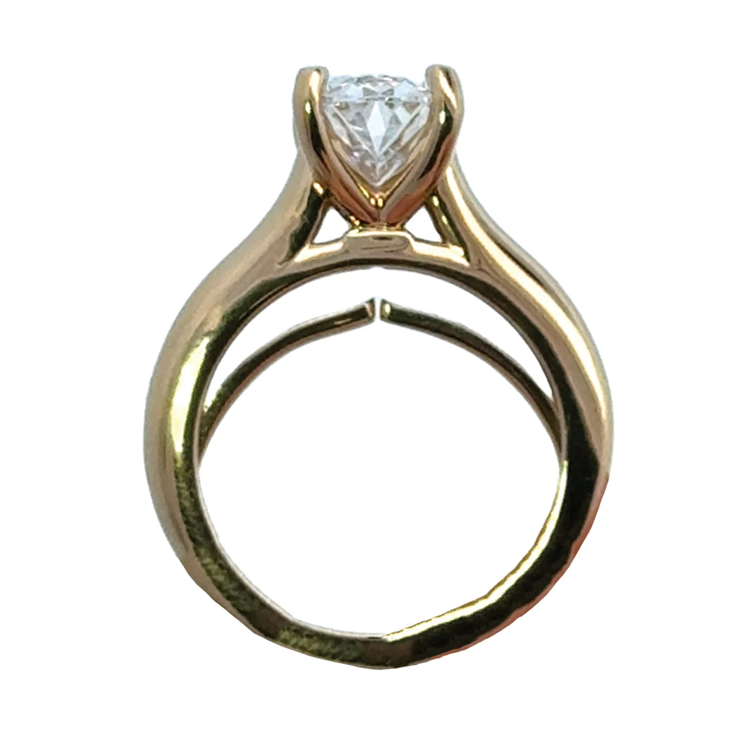 A.JAFFE 14K Solitaire Engagement Ring - Image 2