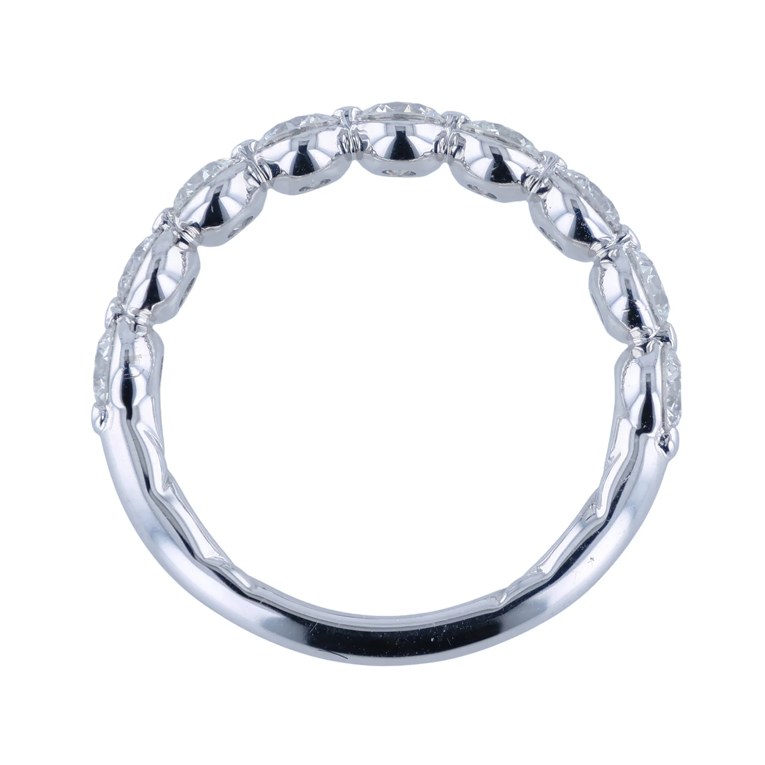 A.JAFFE 14K Yellow Diamond Wedding Band - Image 3