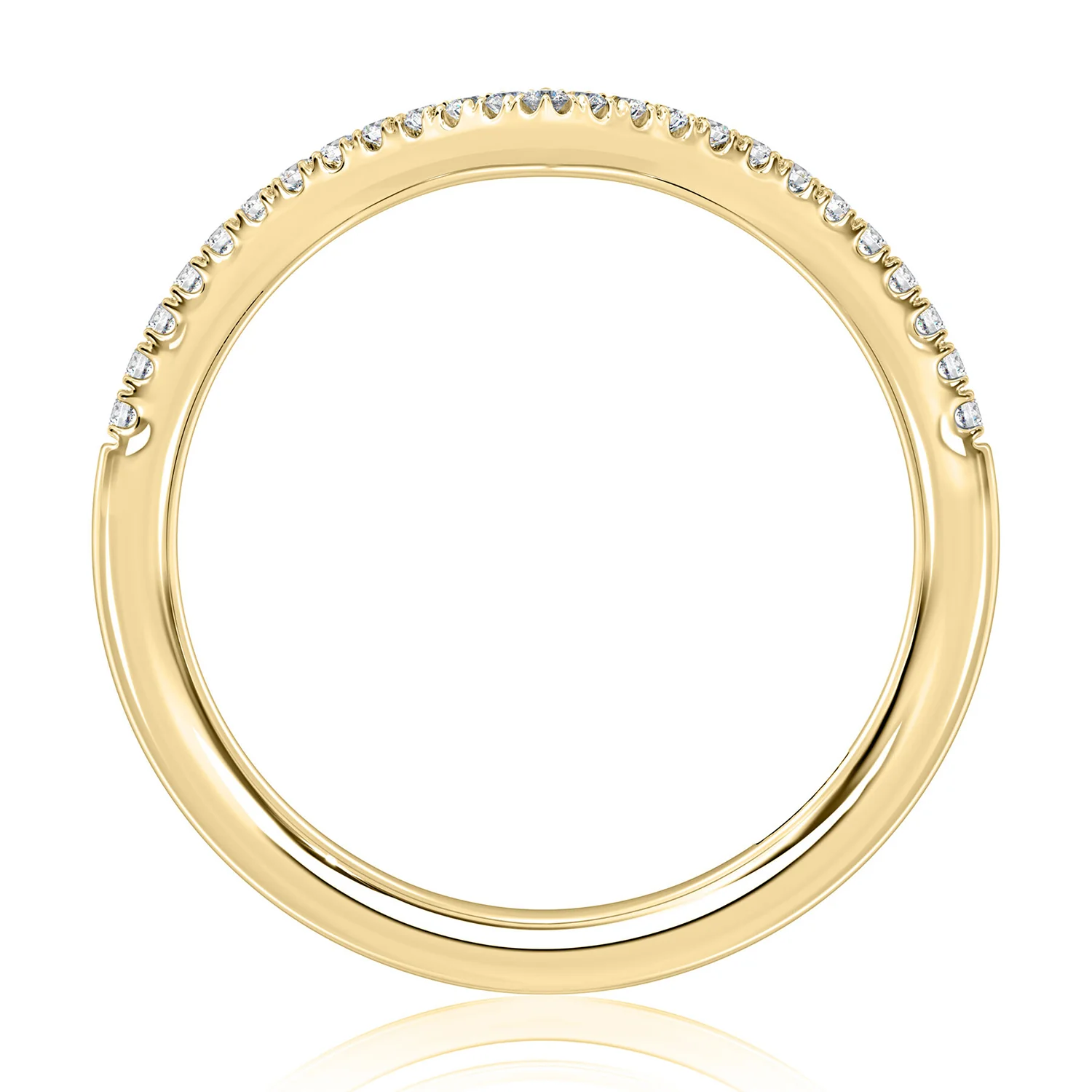 A.JAFFE 14K Diamond Wedding Band - Image 2