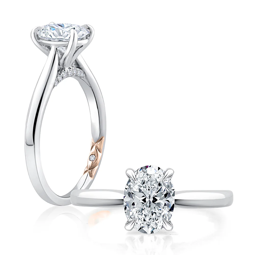 A.JAFFE Diamond Engagement Ring - Image 3