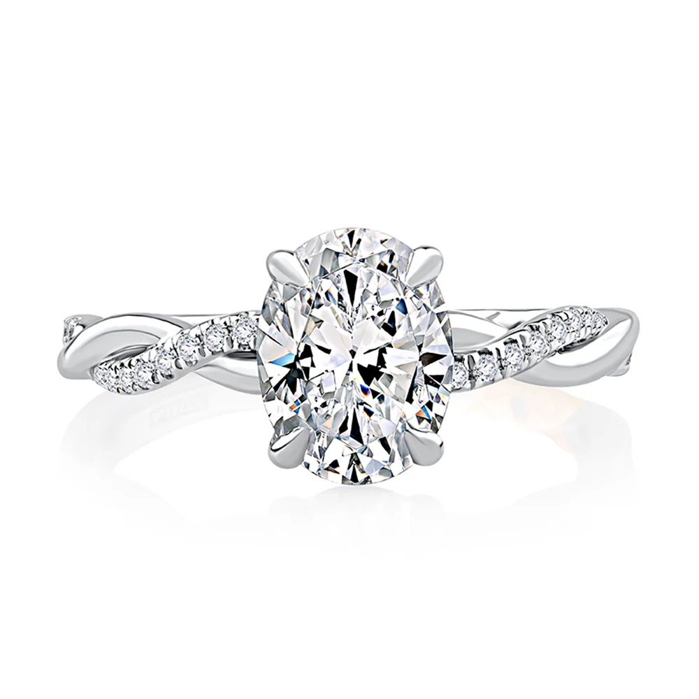 A.JAFFE Diamond Engagement Ring MECOV2544