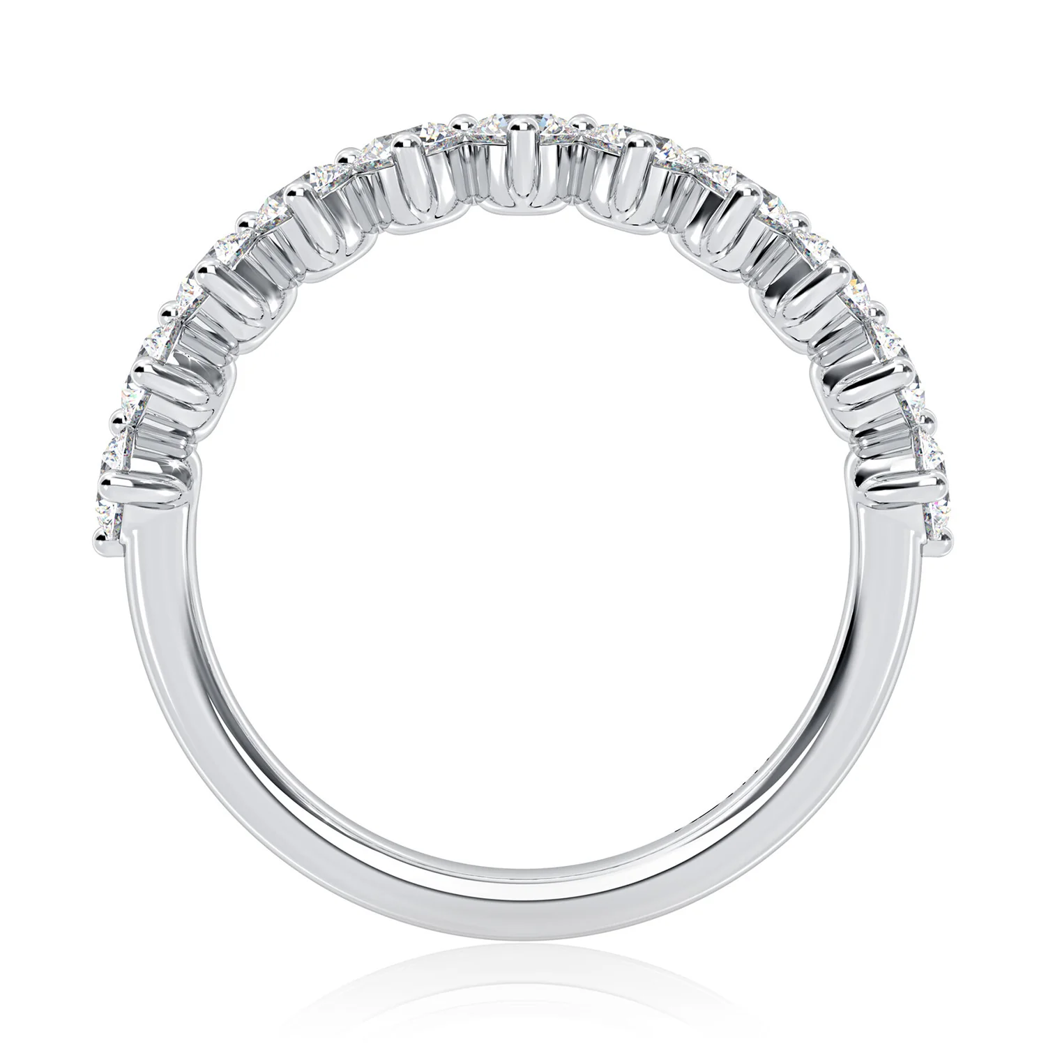 A.JAFFE Diamond Wedding Band - Image 2