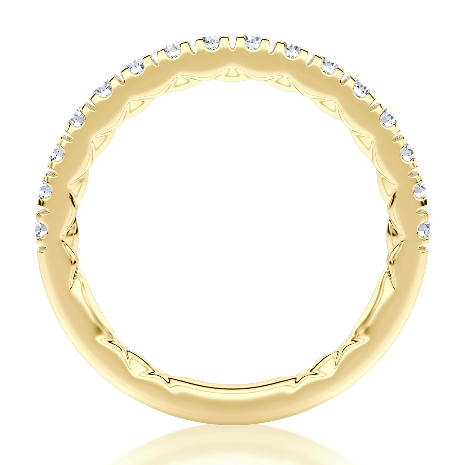 A.JAFFE Diamond Wedding Band - Image 2