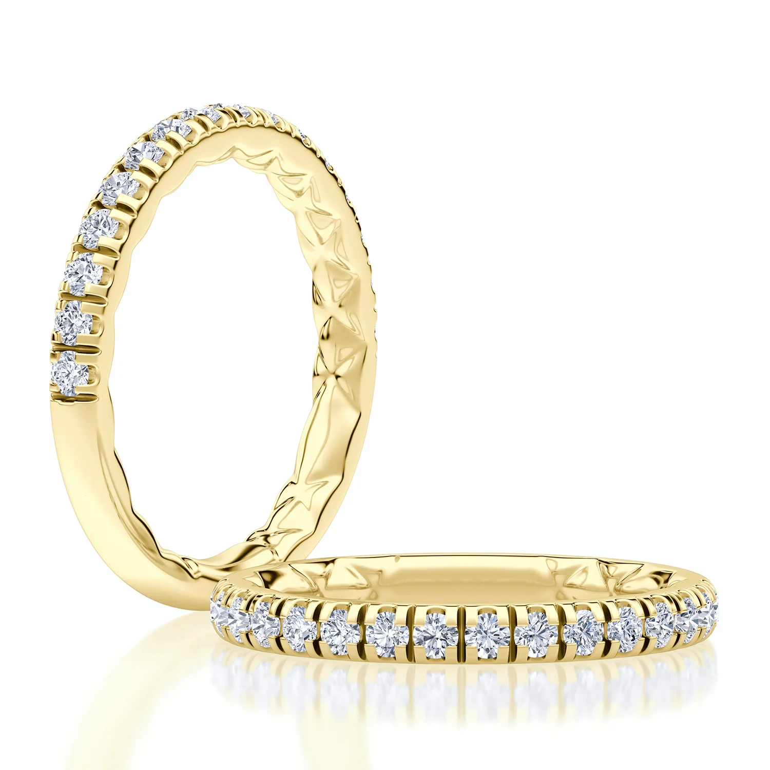 A.JAFFE Diamond Wedding Band - Image 3