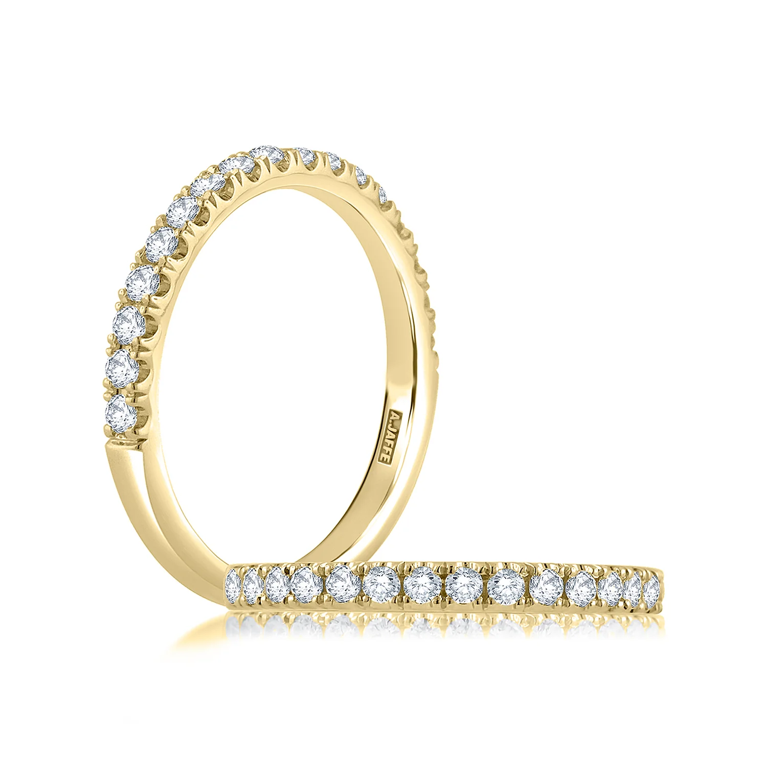 A.JAFFE 14K Diamond Wedding Band - Image 3