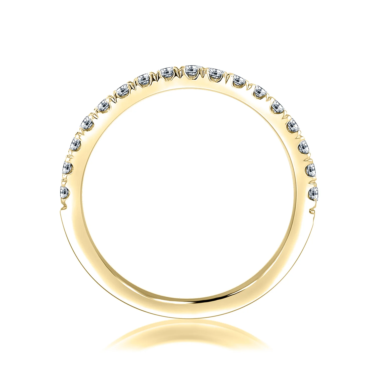 A.JAFFE 14K Diamond Wedding Band - Image 2