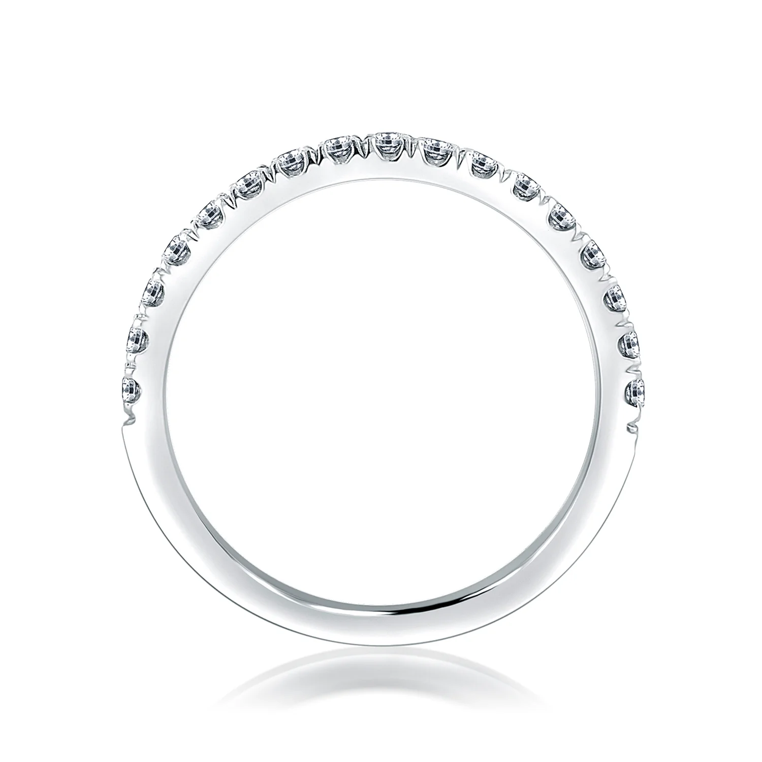 A.JAFFE 14K Diamond Wedding Band - Image 2