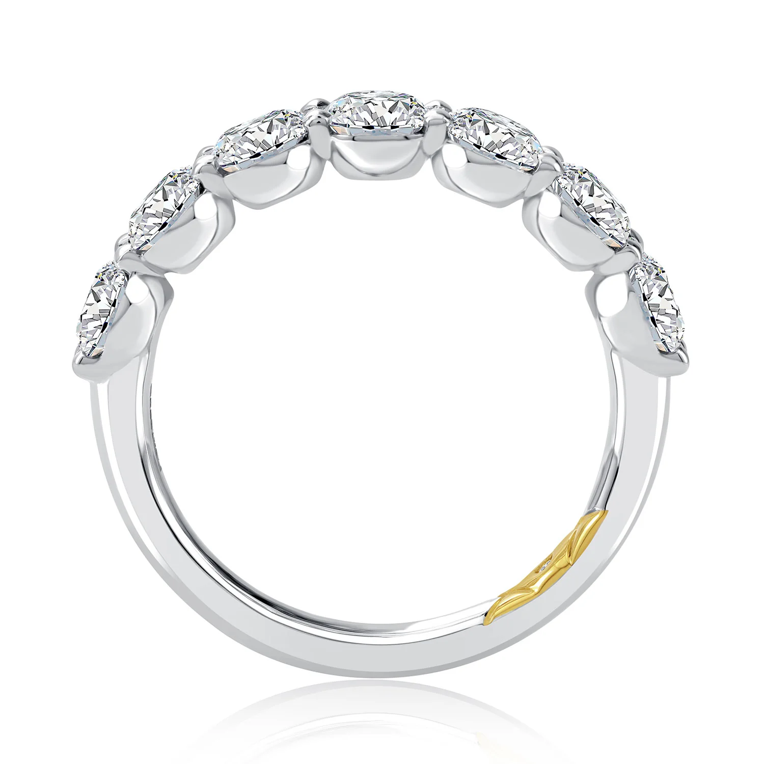 A.JAFFE Lotus Diamond Seven Stone Band WRRDF1625LH/231 - Image 2