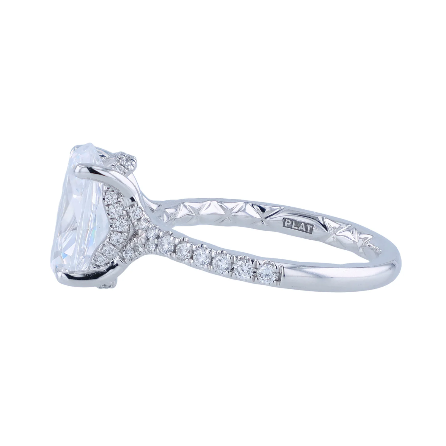 A.JAFFE Platinum Engagement Ring - Image 2