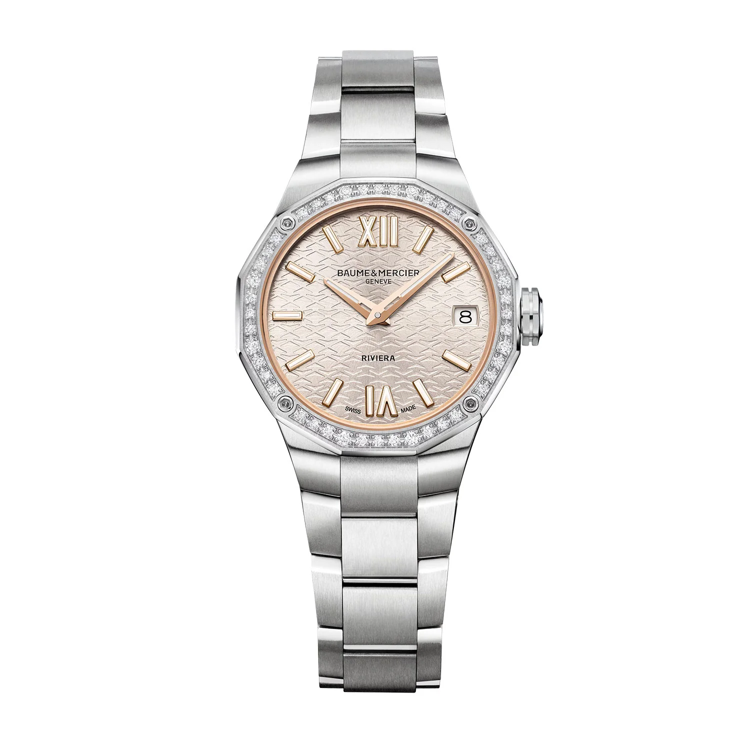 Baume & Mercier Riviera 10796 Diamond Watch - 33mm