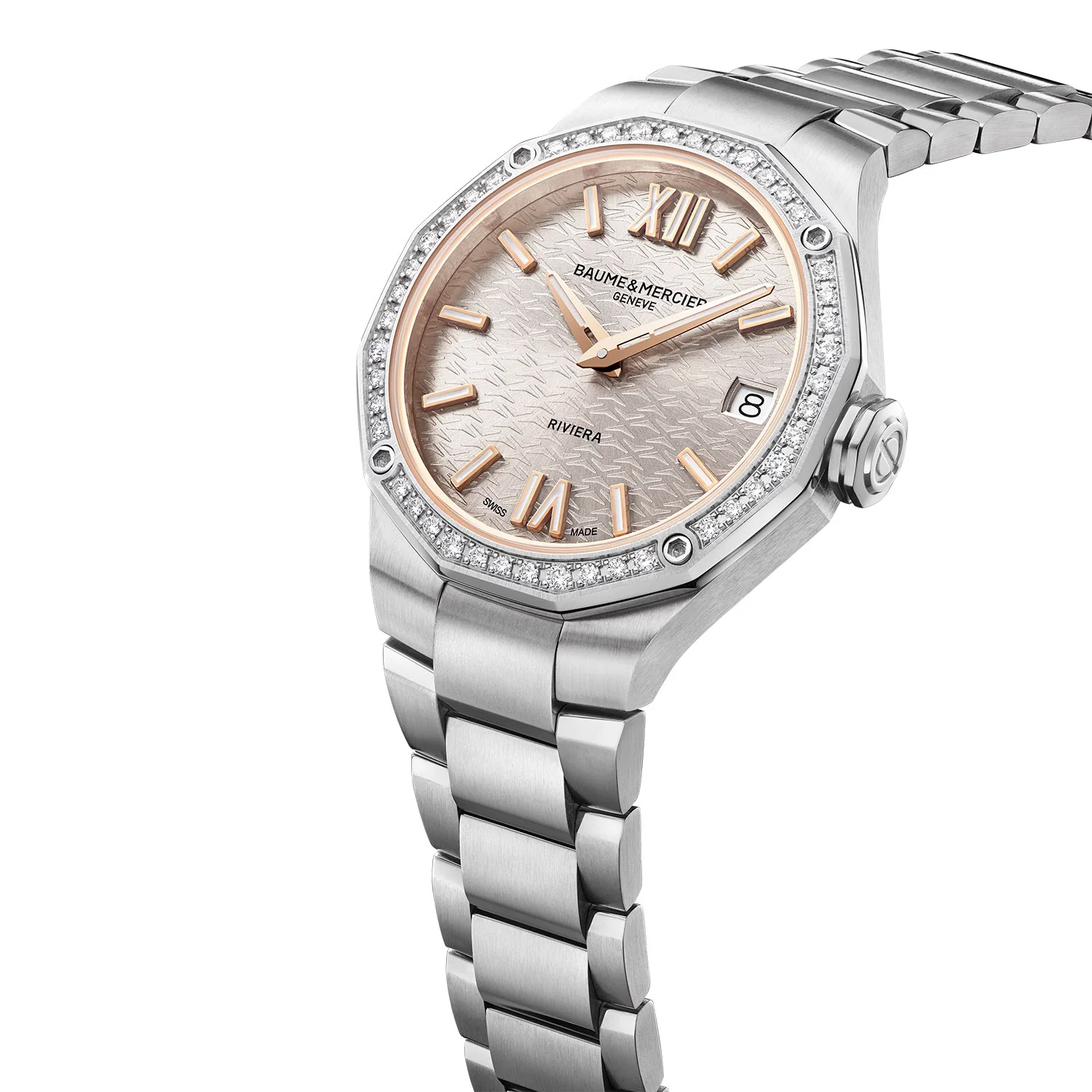 Baume & Mercier Riviera 10796 Diamond Watch - 33mm - Image 3