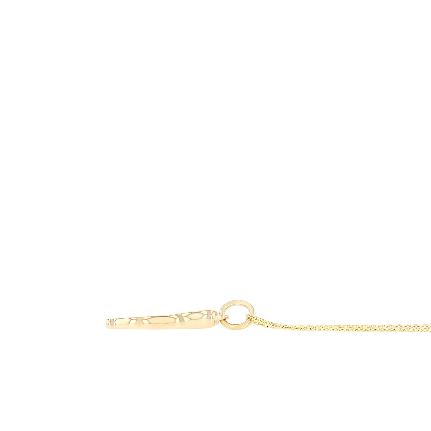 Bella Cosa Custom 14K Medium Italian Horn Pendant - Image 2