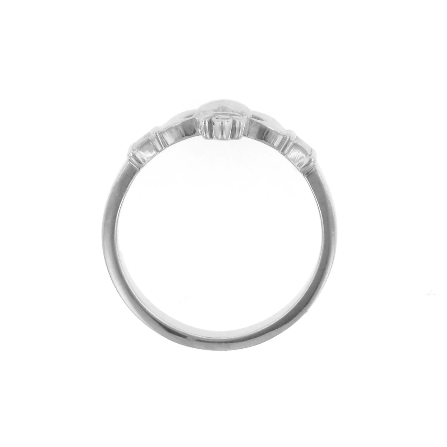 Bella Cosa Custom Sterling Silver Claddagh Ring - Image 3