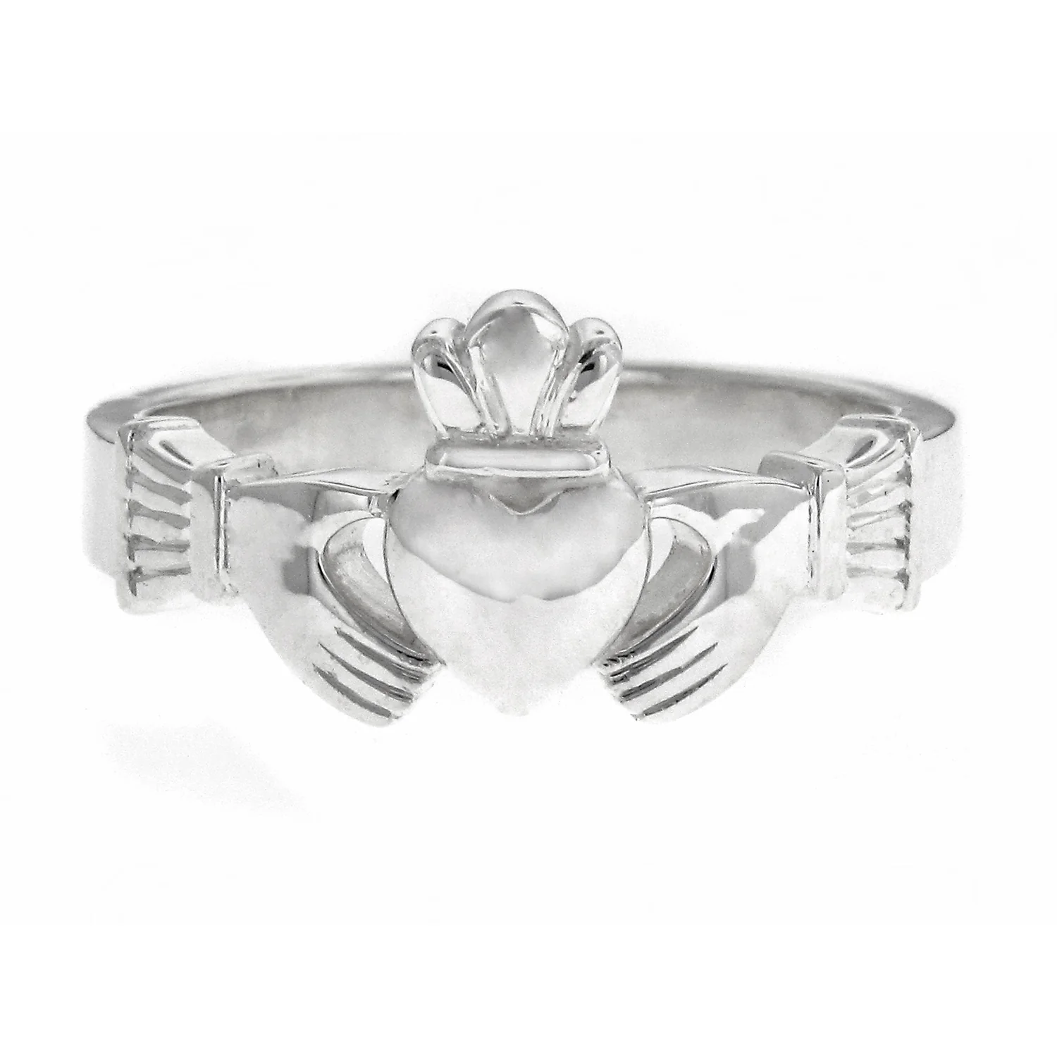 Bella Cosa Custom Sterling Silver Claddagh Ring