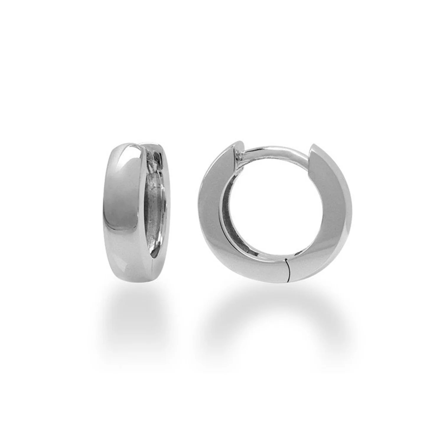 Breuning Sterling Silver Hoop Earrings
