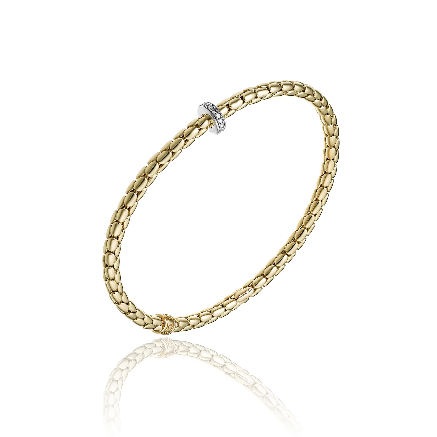 CHIMENTO 18K Stretch Spring Diamond Bracelet