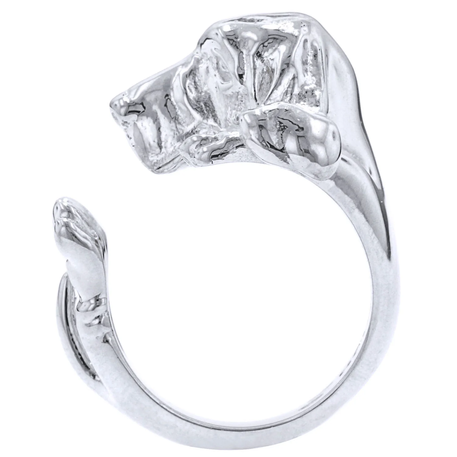 Dog Fever Basset Hound Hug Ring - Image 2