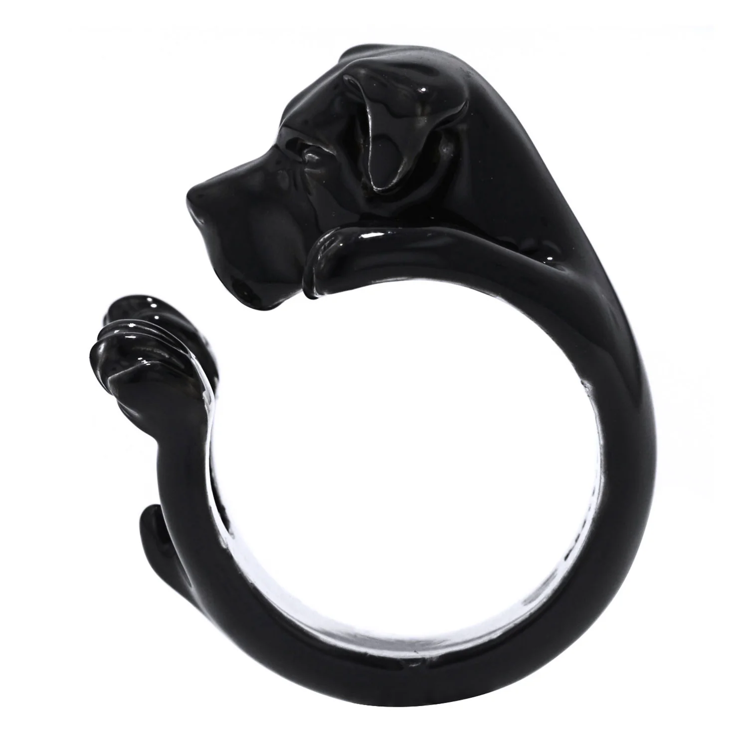 Dog Fever Enamel Cane Corso Hug Ring - Image 2