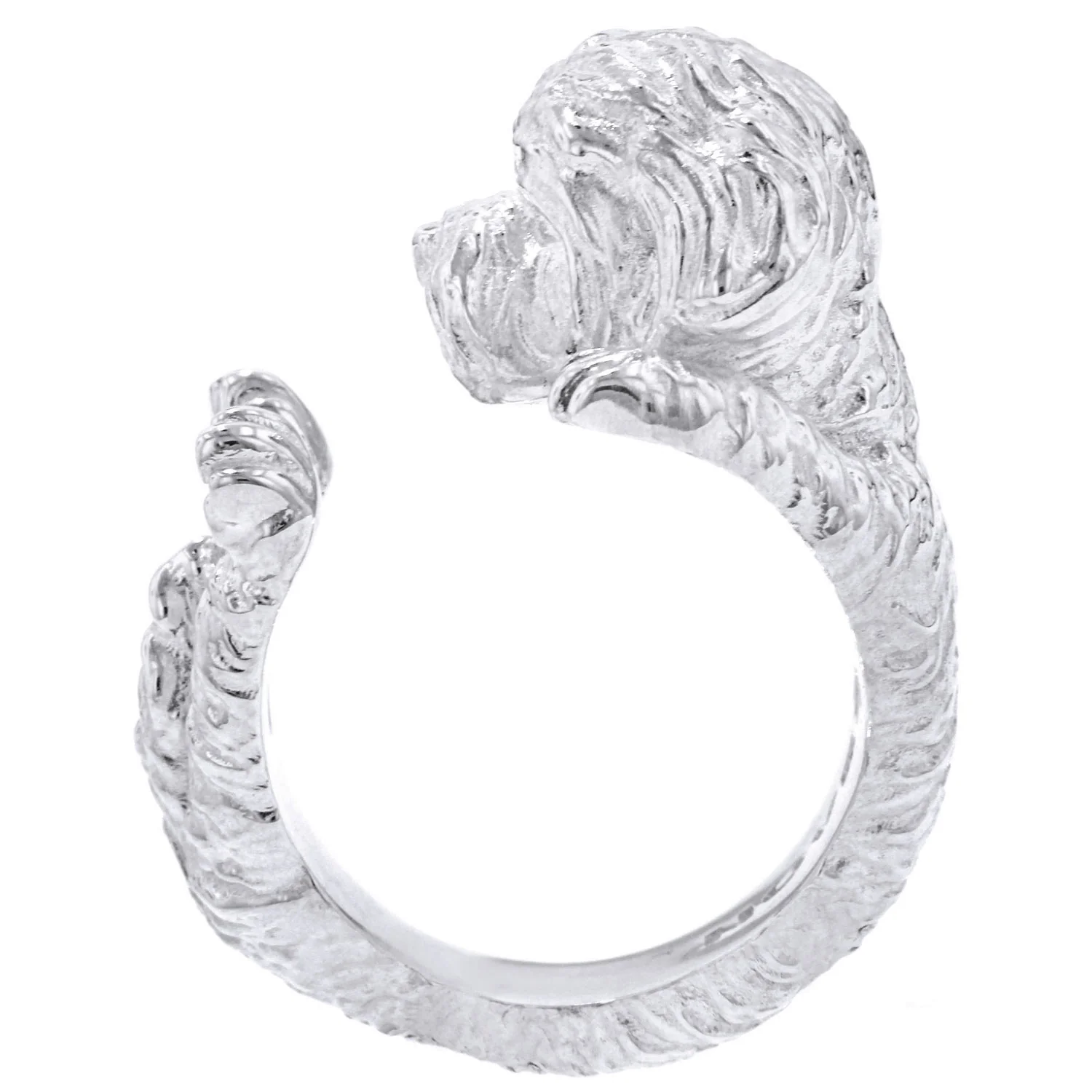 Dog Fever Maltese Hug Ring - Image 2