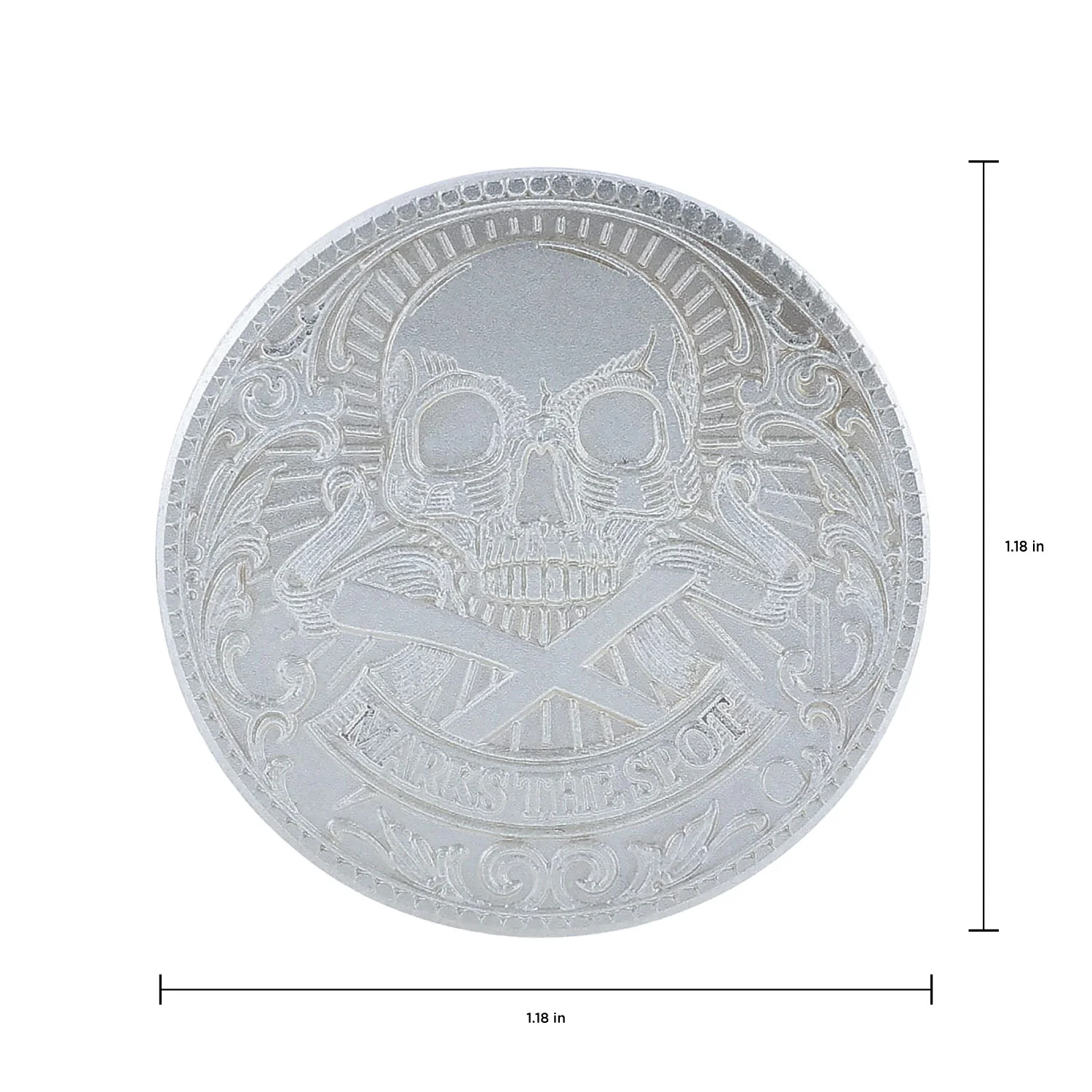 Doubloon The Omen Fine Silver Golf Marker - Image 2