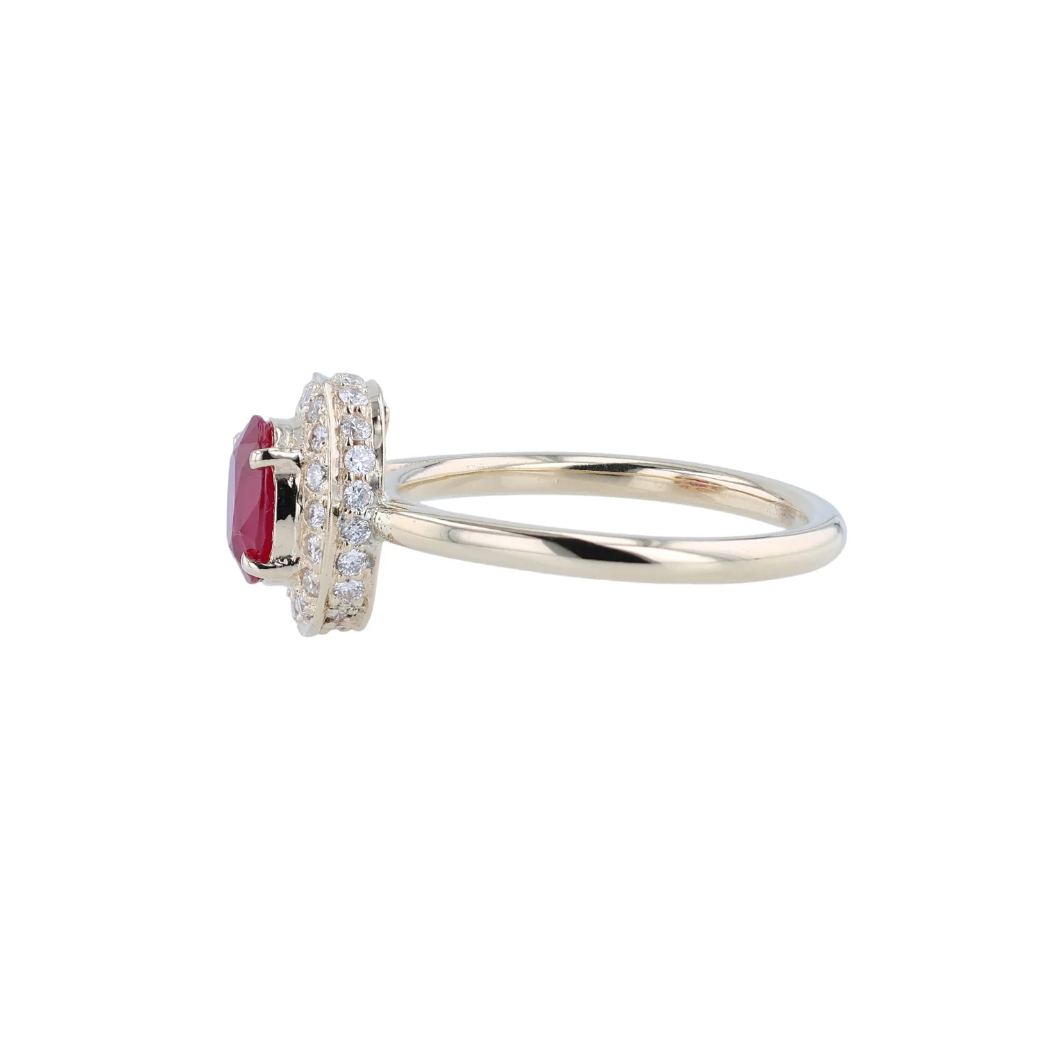 Estate 14K Ruby and Diamond Ring - Image 2