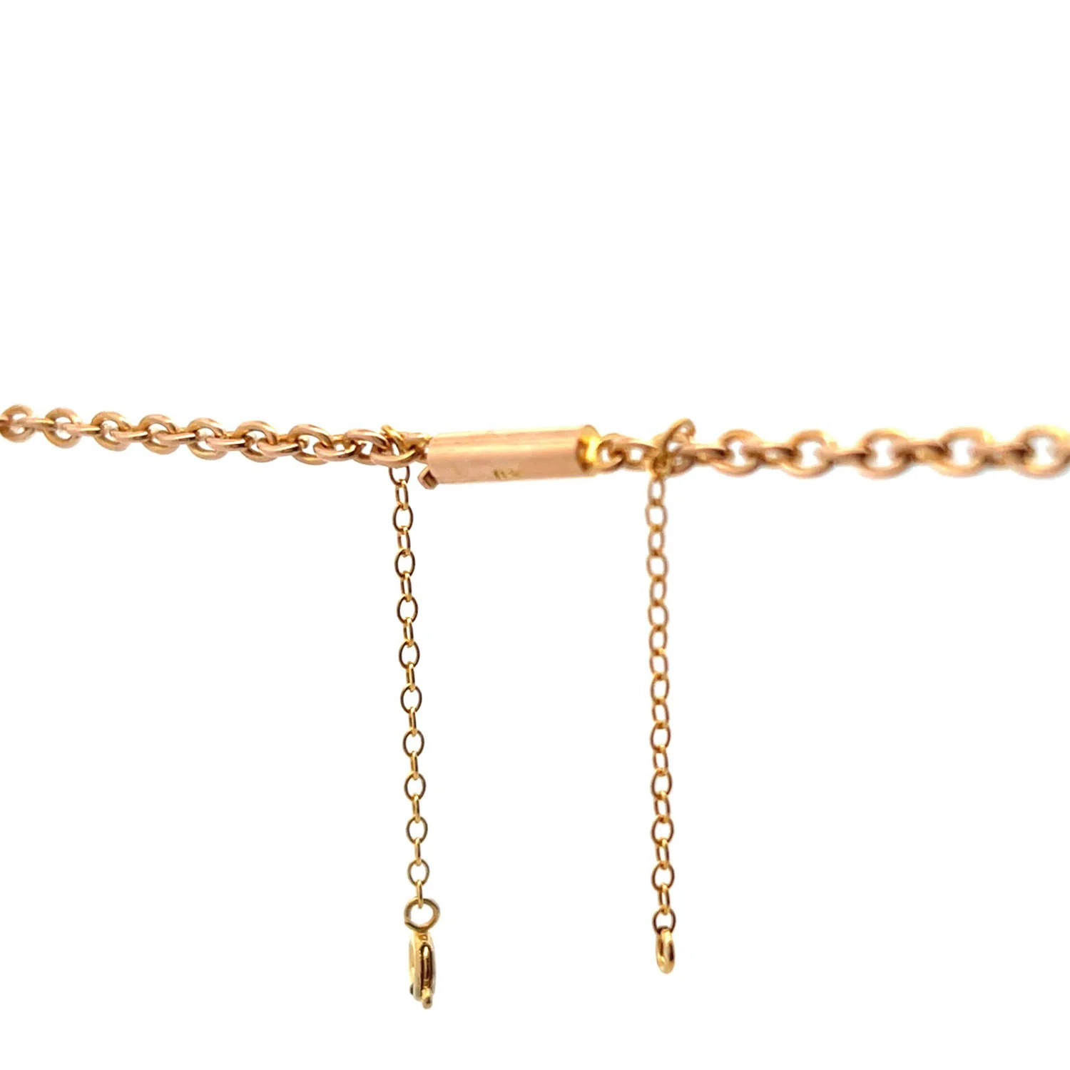 Estate 15K Yellow Gold Opal Necklace - Image 3