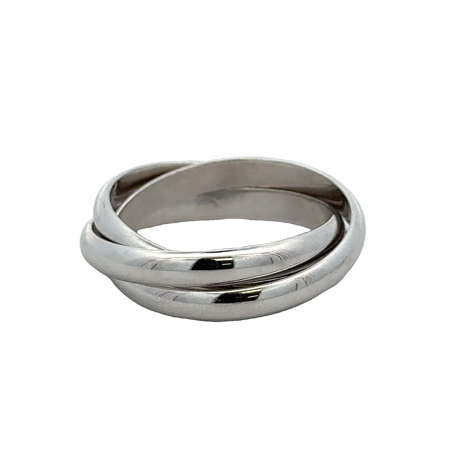 Estate 18K Cartier Rolling Ring - Image 3