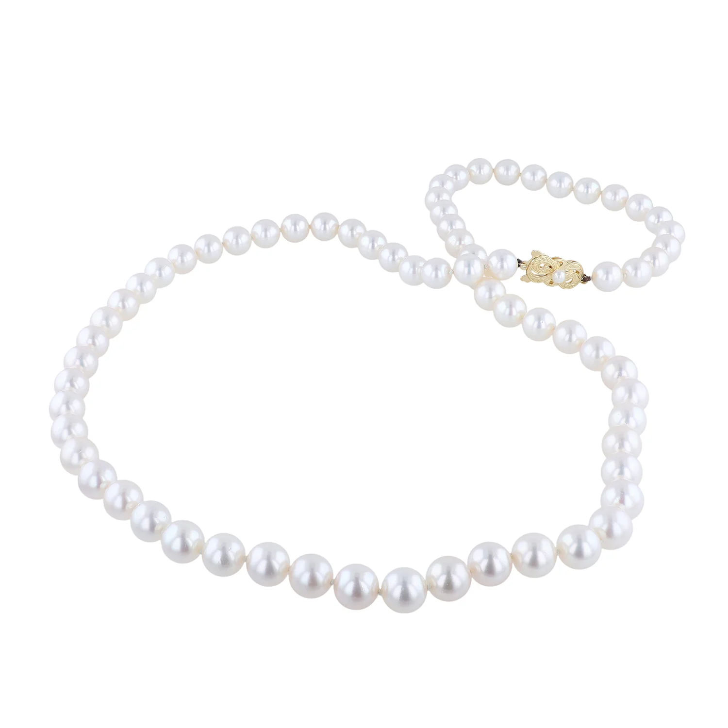 Estate 18K Mikimoto 8-8.5mm Pearl Strand Necklace - Image 2
