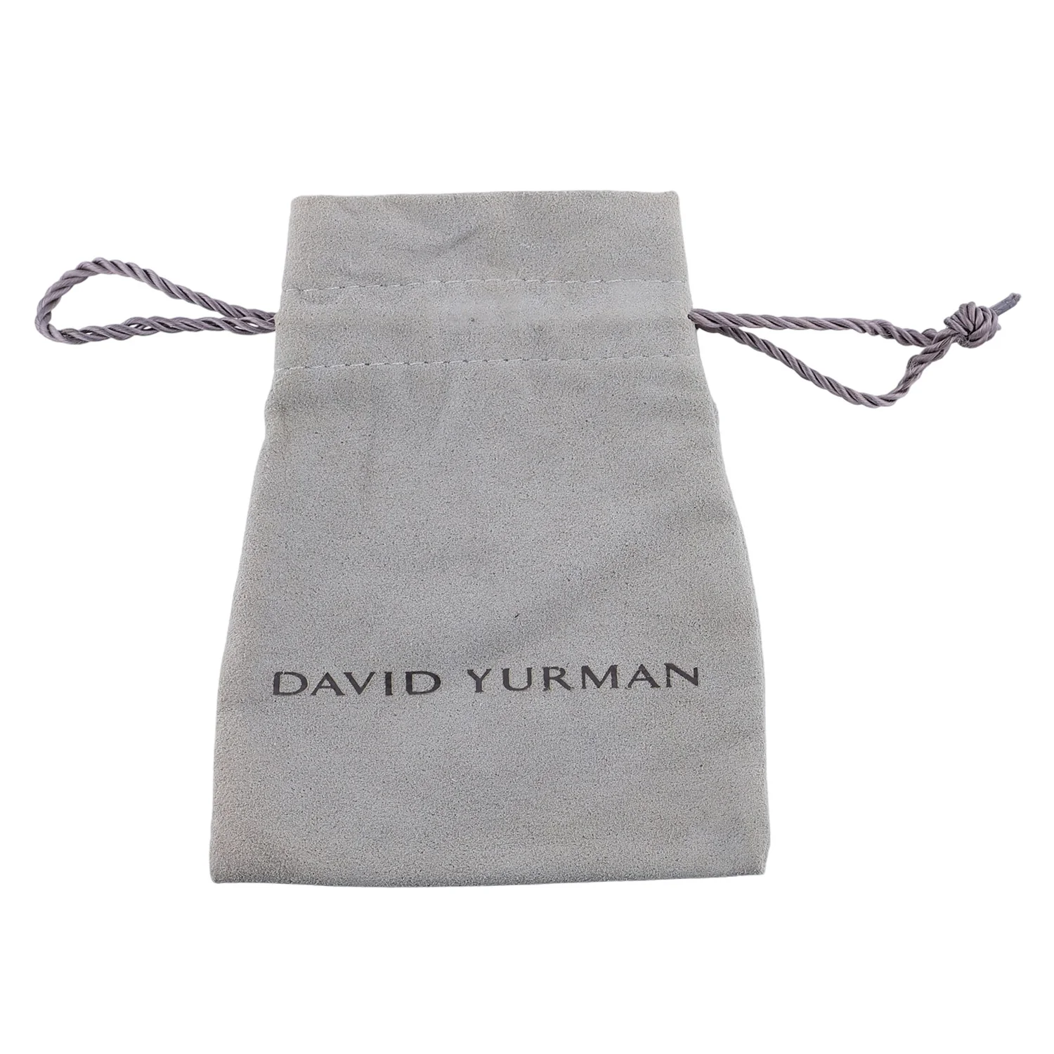 Estate David Yurman Sterling Silver & 14K Metro Double Cable Diamond Bracelet - Image 4