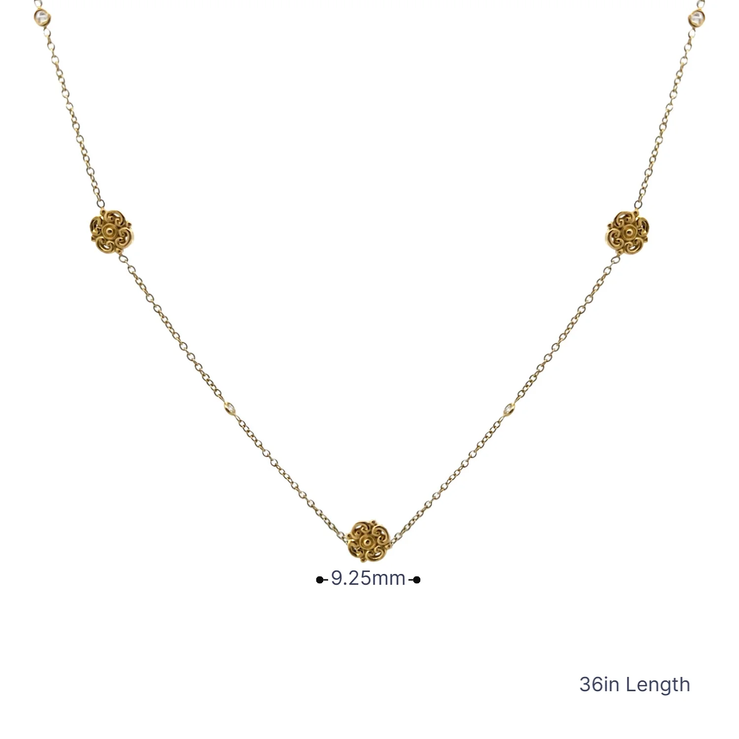 Estate Penny Preville 18K 1.03 CTW Diamond Necklace - Image 3