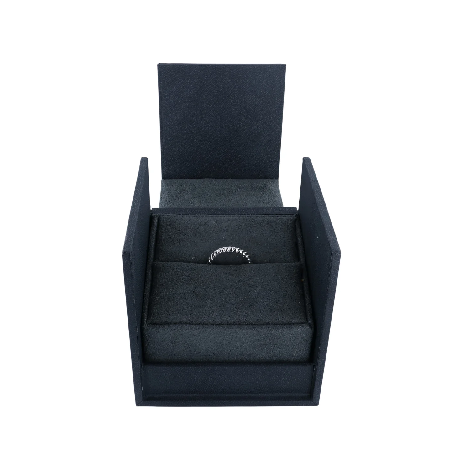 Estate Platinum David Yurman Cable Band - Image 4