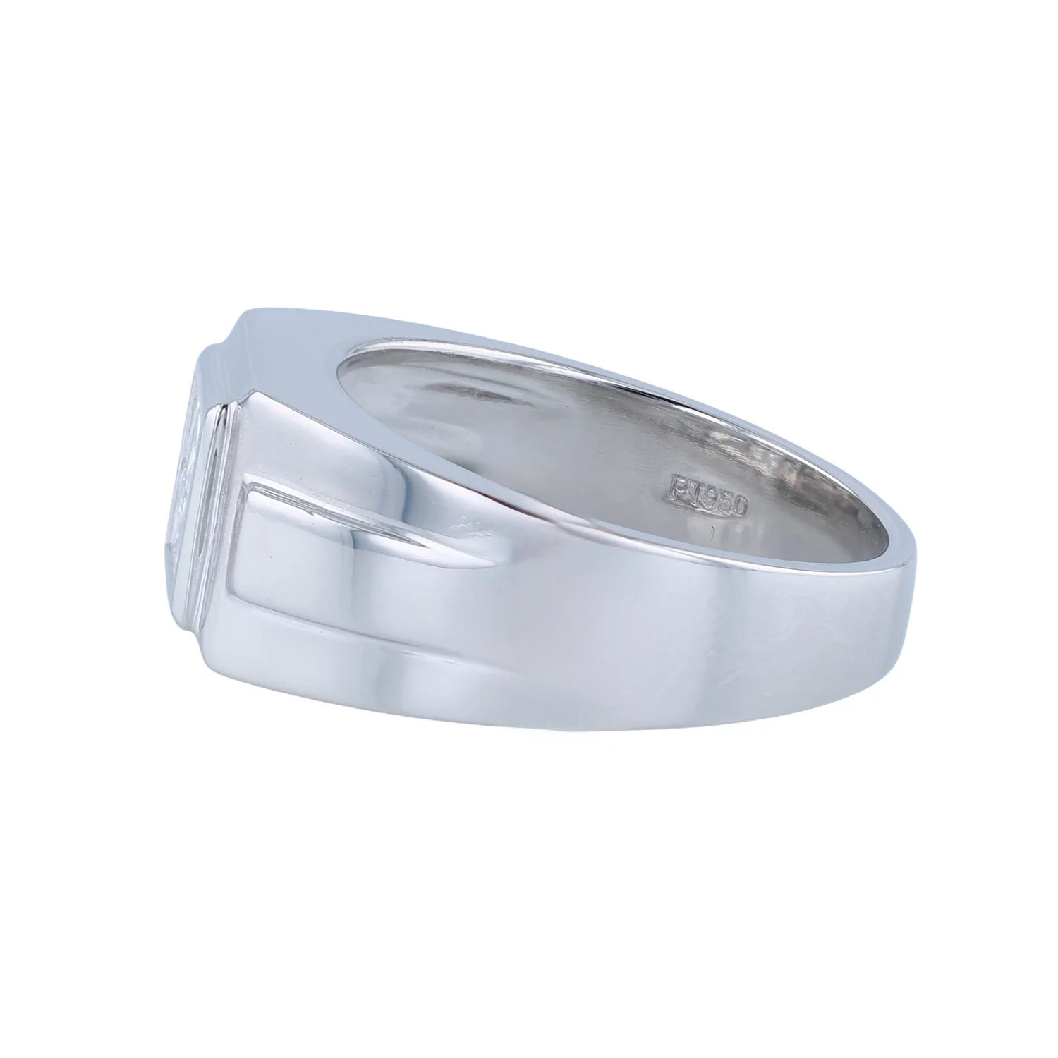 Estate Platinum Diamond Ring - Image 2