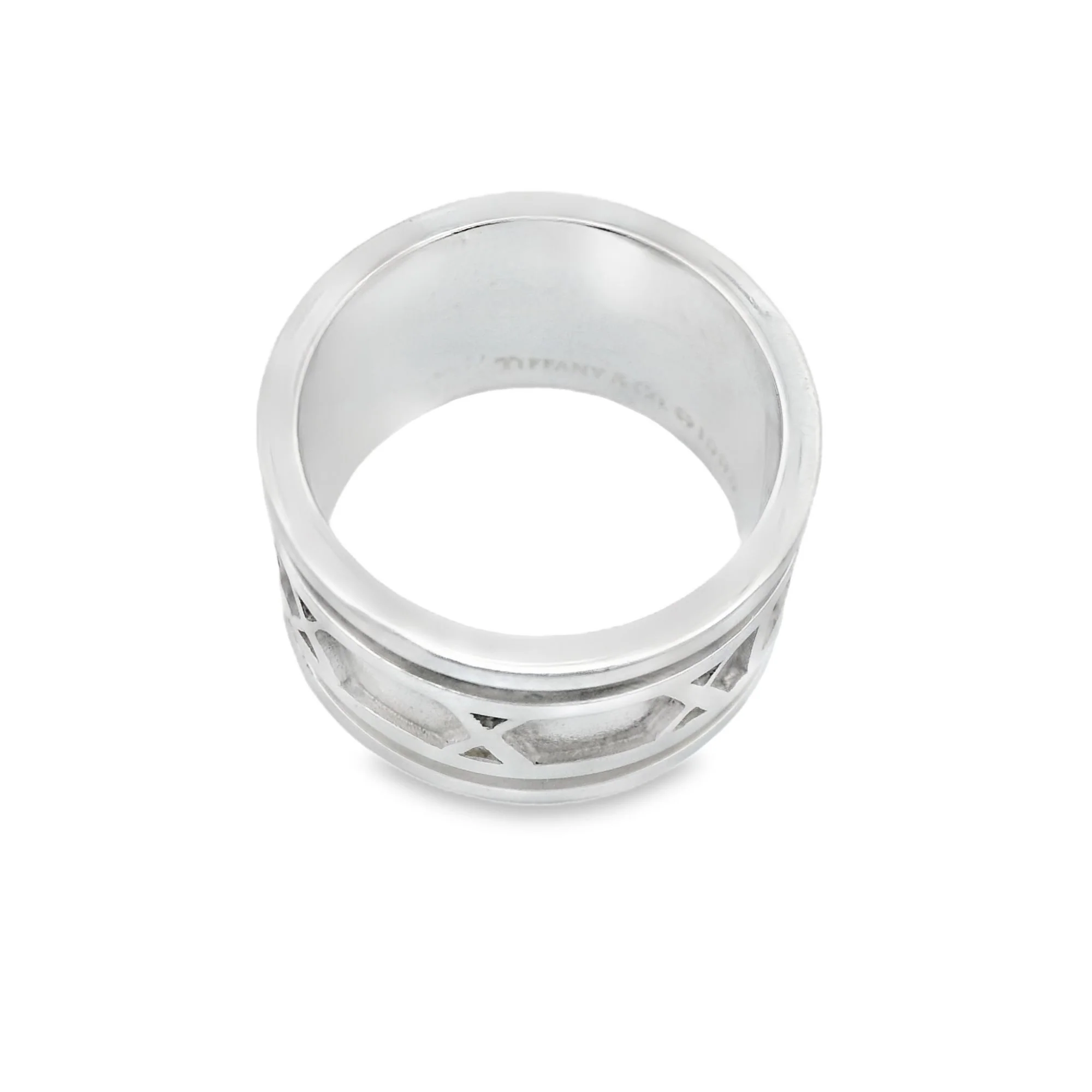 Estate Sterling Silver Tiffany & Co. Atlas Ring - Image 3