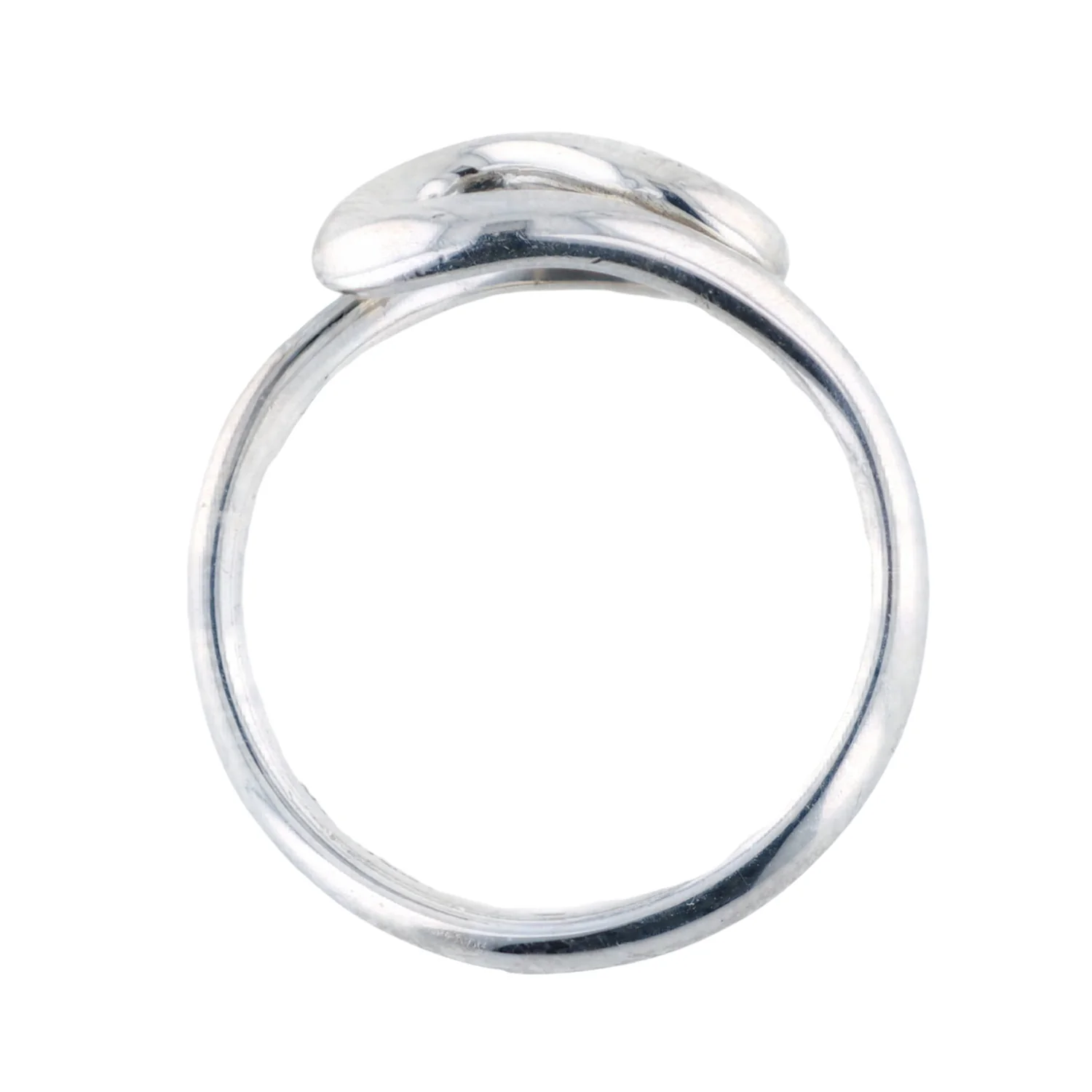 Estate Tiffany & Co Sterling Silver Elsa Peretti Swirl Ring - Image 3