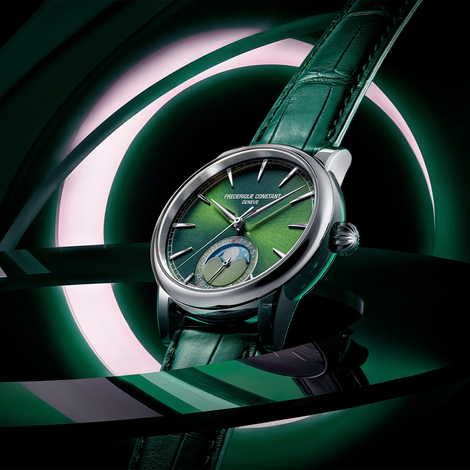 Frederique Constant Classic Moonphase Date Manufacture 40MM Watch - Image 4