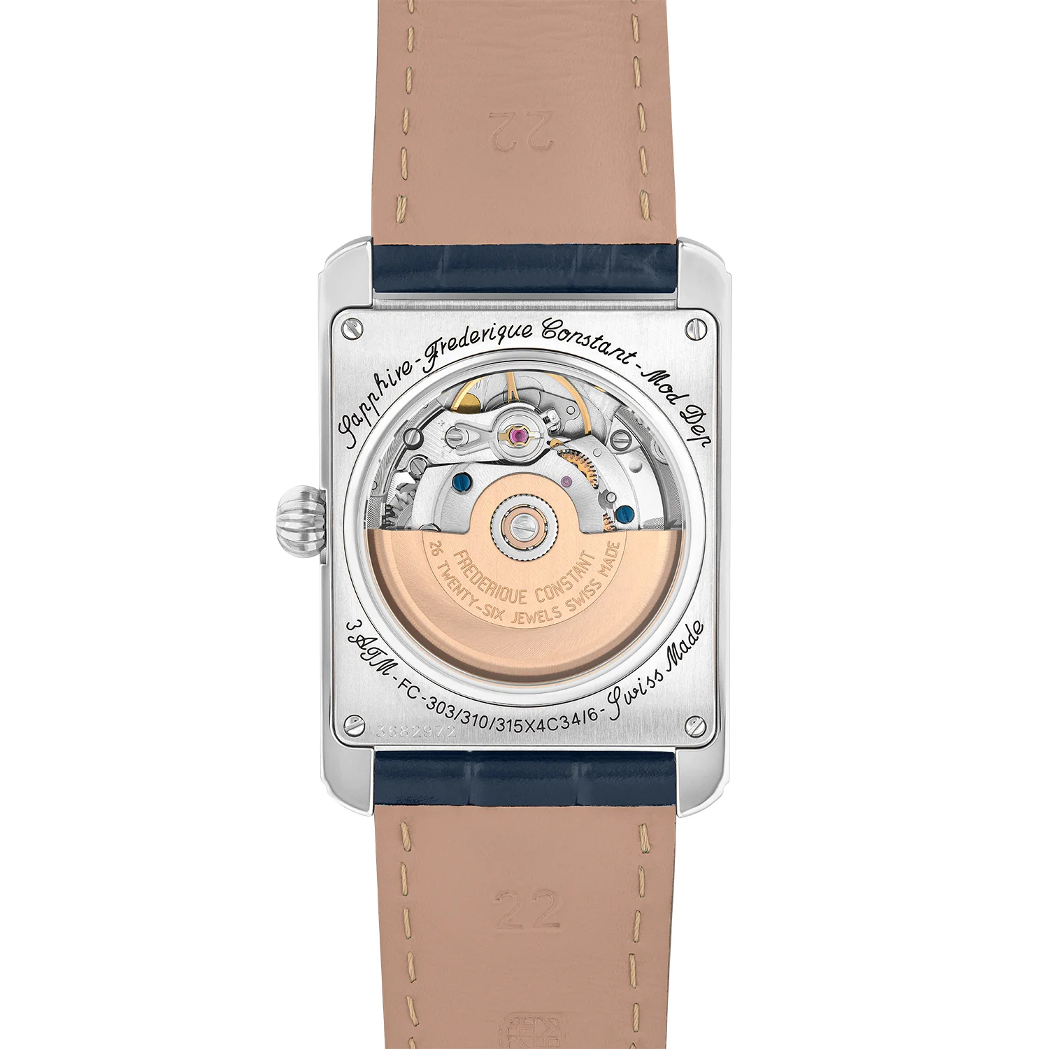 Frederique Constant Classics Carree Automatic Watch - 33.30mm x 30.40mm - Image 3