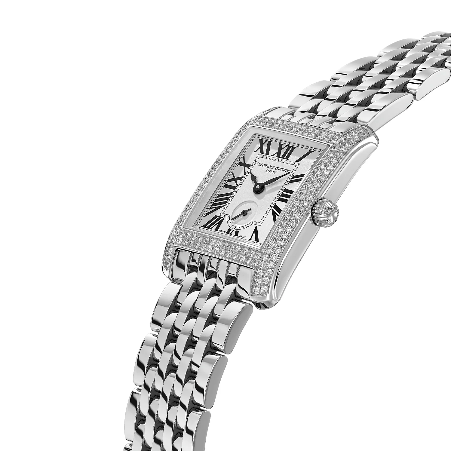Frederique Constant Classics Carrée Diamond Watch - 36x25mm - Image 2