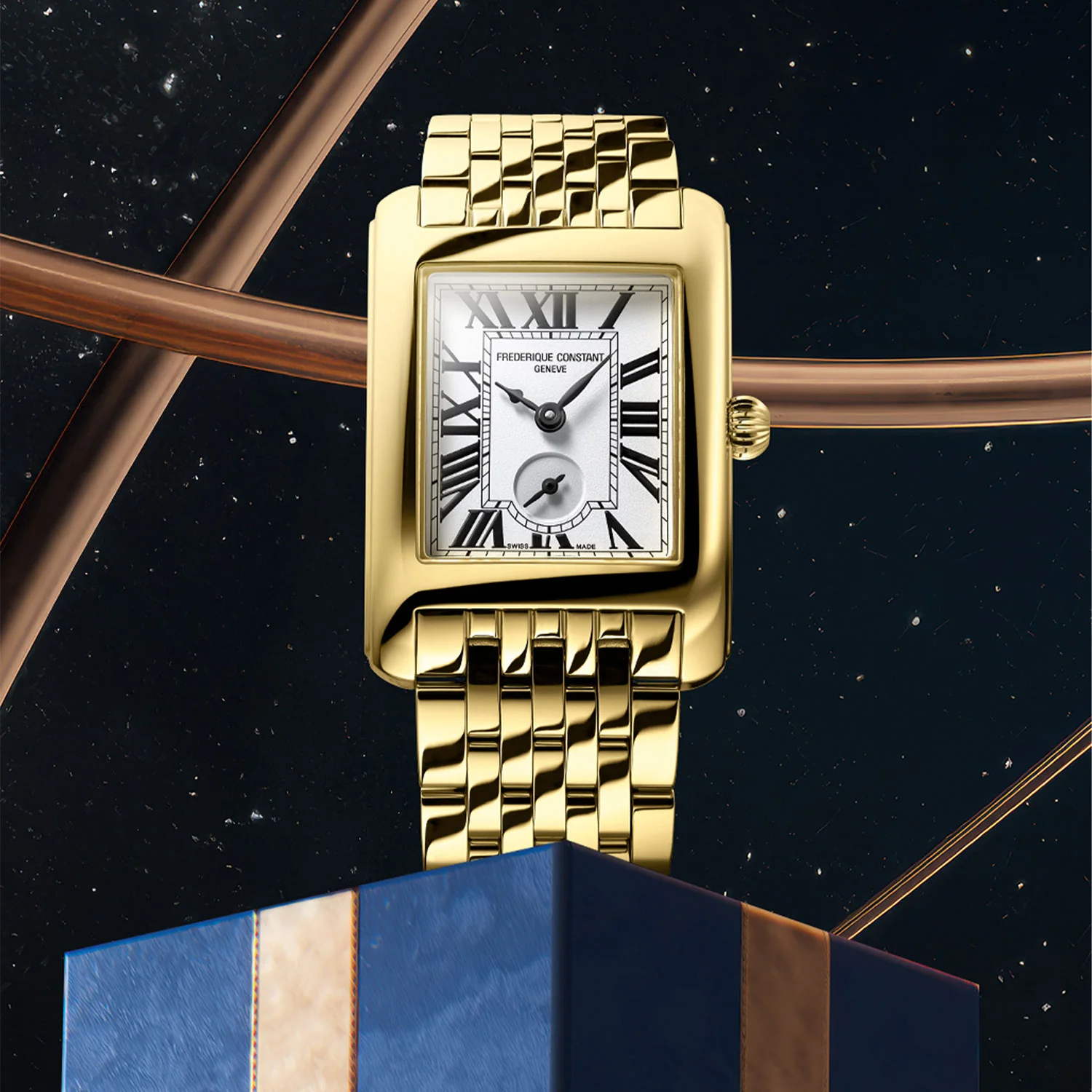 Frederique Constant Classics Carrée Small Seconds Watch - 36x25mm - Image 5