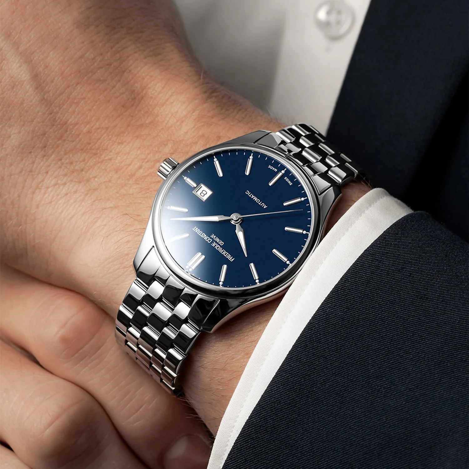 Frederique Constant Classics Index Automatic Watch - 40mm - Image 6