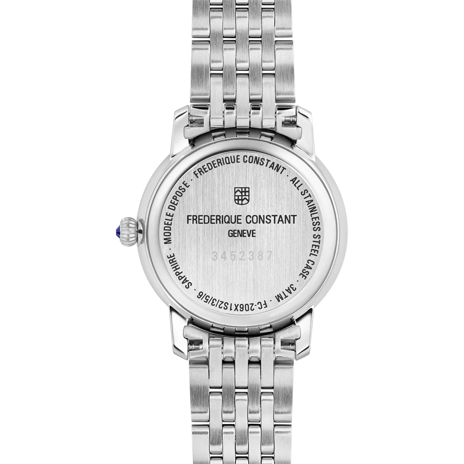Frederique Constant Slimline Ladies Moonphase Watch - 30mm - Image 3