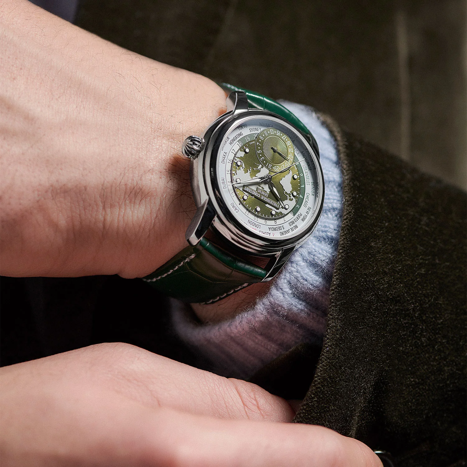 Frederique Constant Worldtimer Manufacture 42MM Watch - Image 3