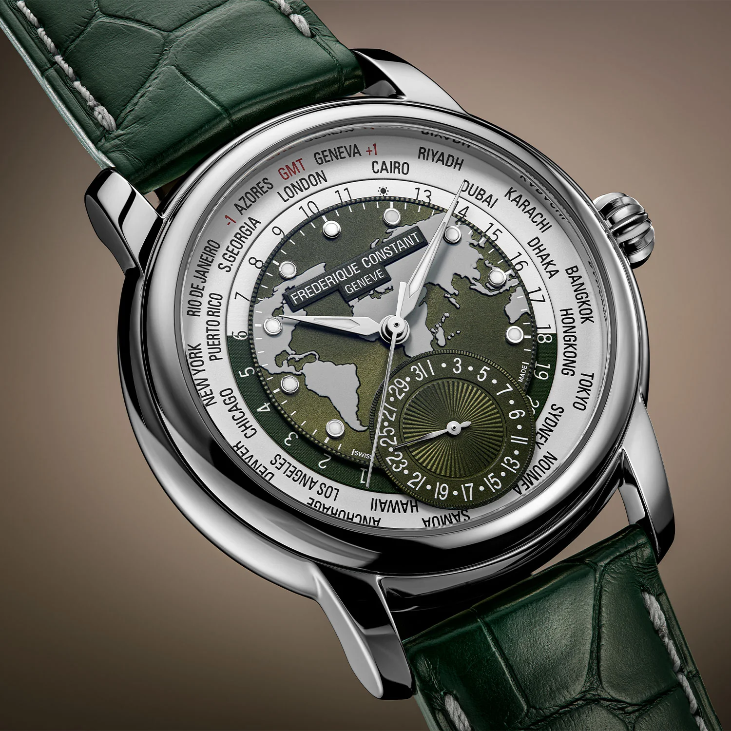 Frederique Constant Worldtimer Manufacture 42MM Watch - Image 4