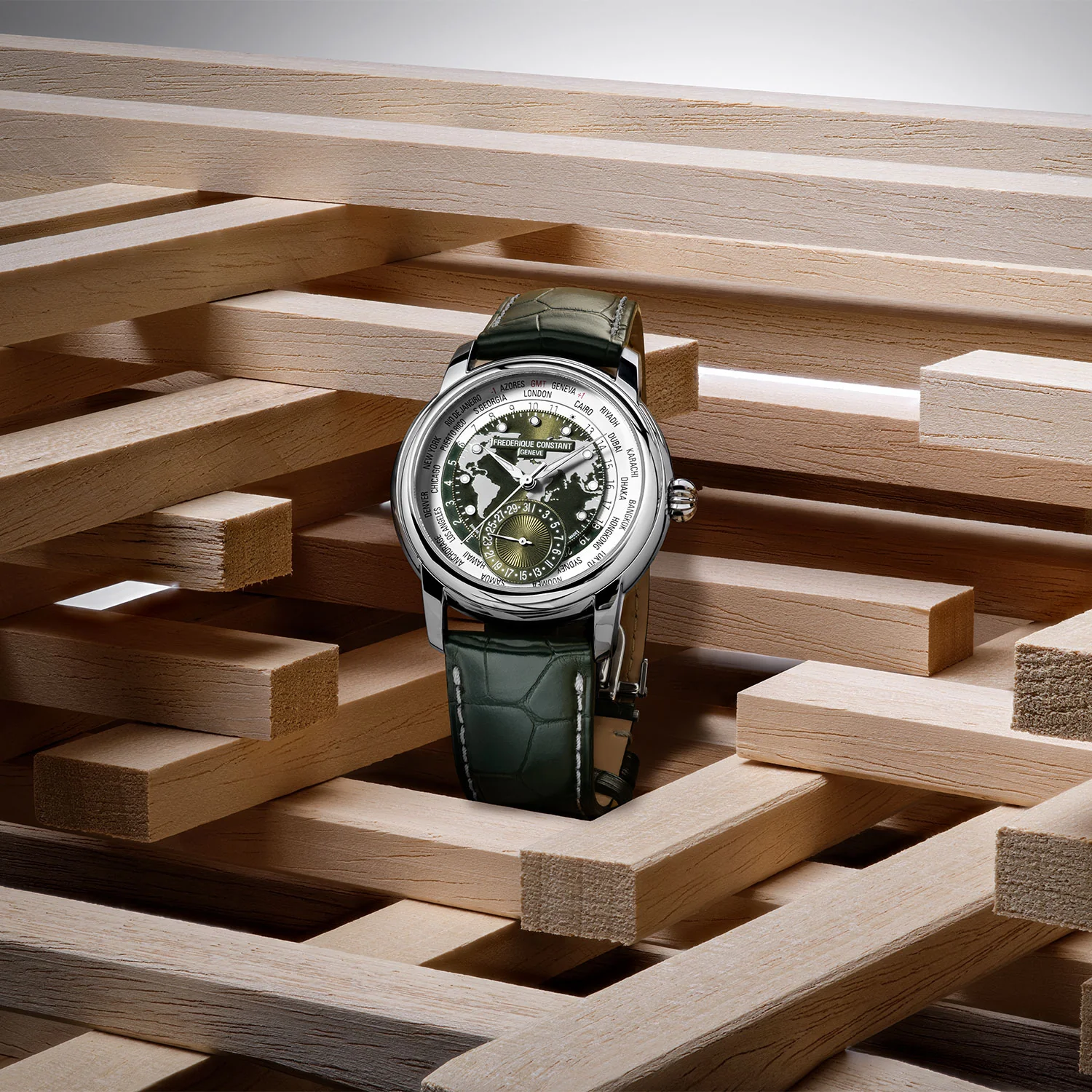 Frederique Constant Worldtimer Manufacture 42MM Watch - Image 5